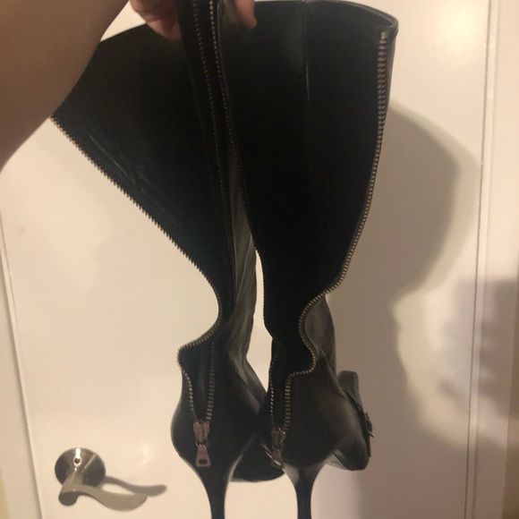 Black PRADA Boots, size 7 (only worn ONCE) - Picture 3 of 3